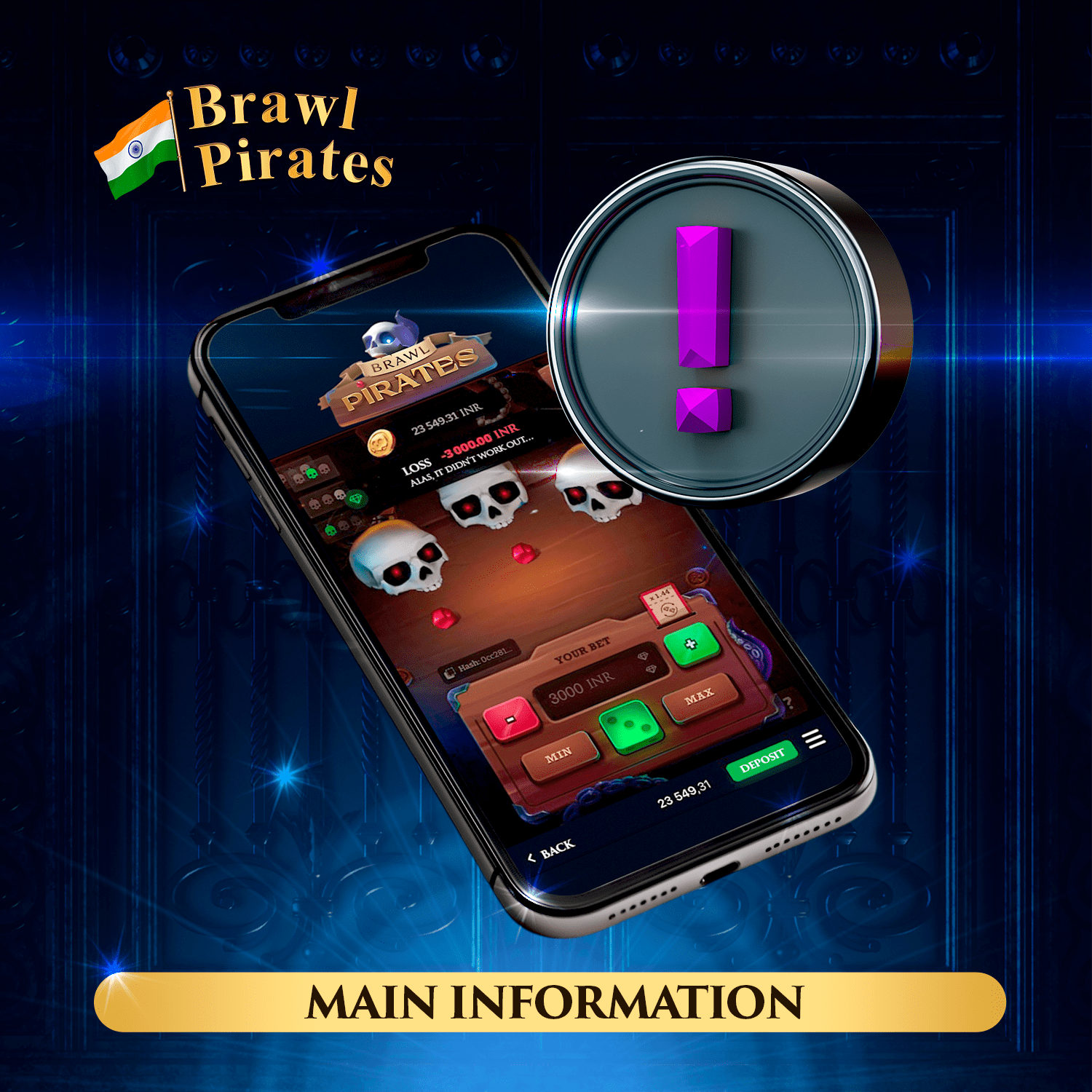 Check out the important information of the Brawl Pirates app