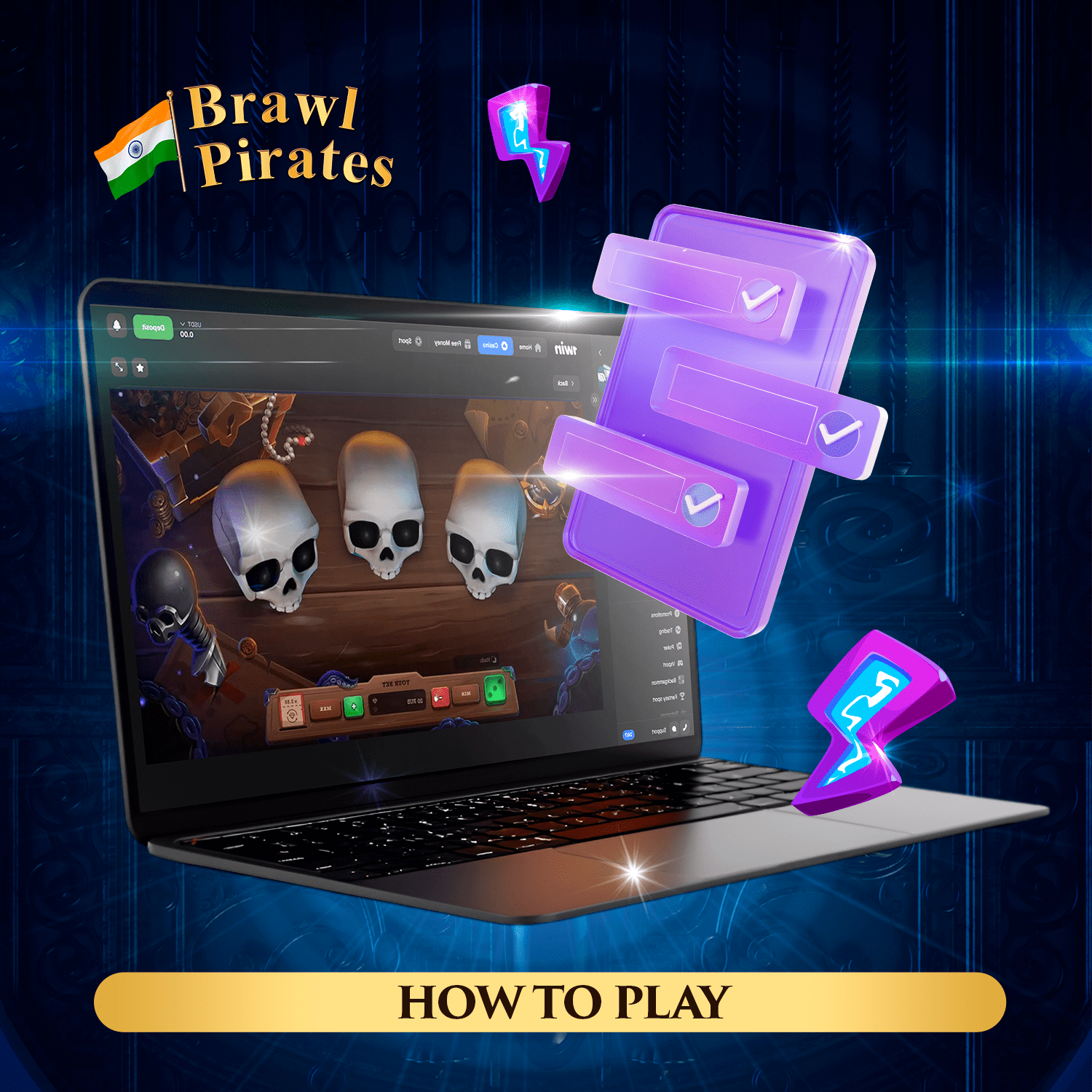 Check out the rules of the Brawl Pirates demo game