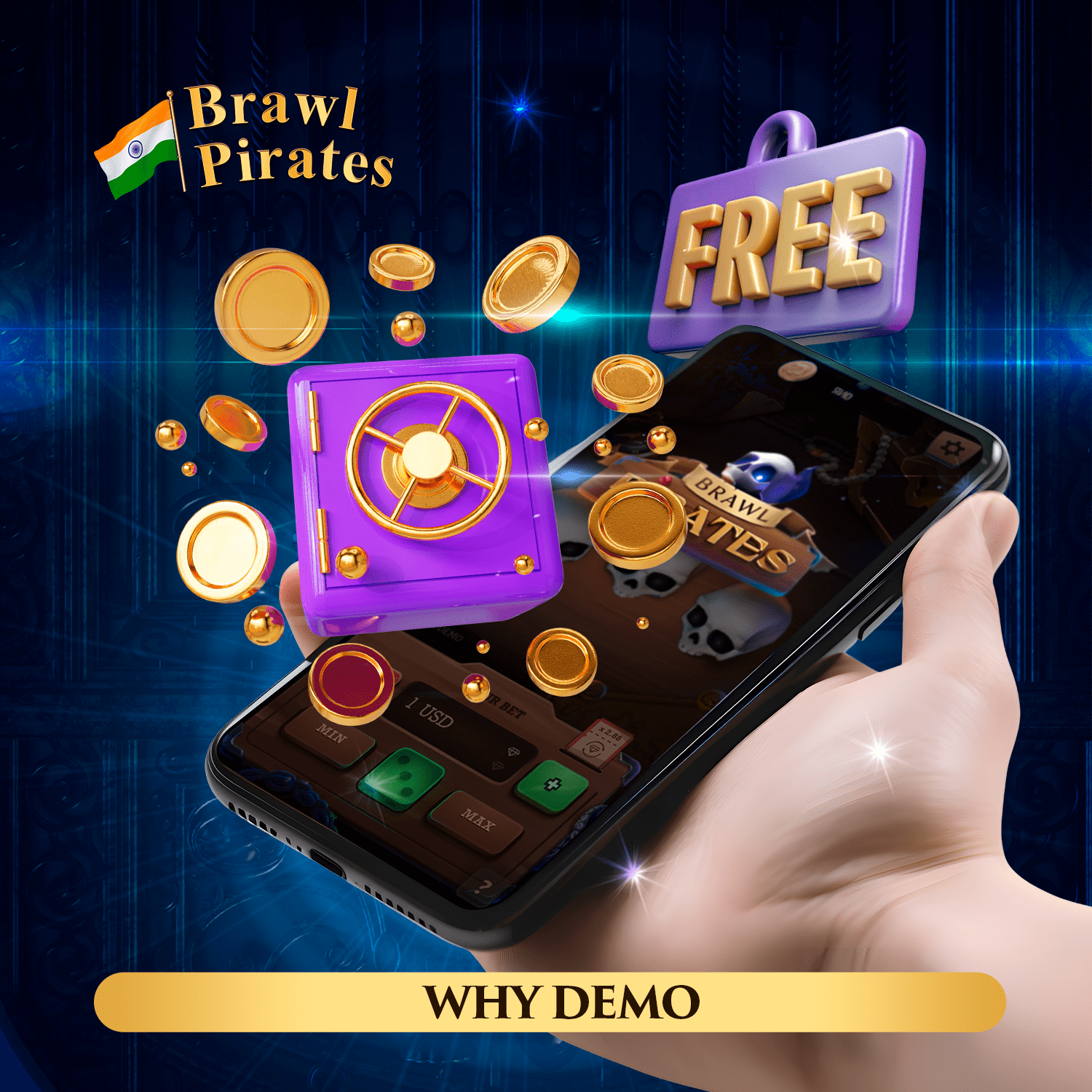 There are advantages to playing the Brawl Pirates demo